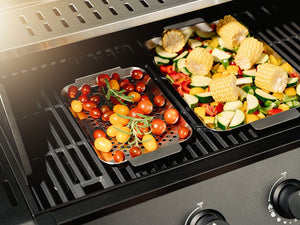 BBQ-BRETT I RUSTFRITT STÅL 33×18 CM - 2