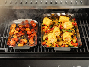 BBQ-BRETT I RUSTFRITT STÅL 33×18 CM - 4