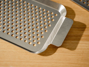 BBQ-BRETT I RUSTFRITT STÅL 33×18 CM - 5