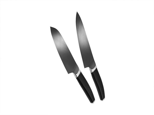 2-DELE KOKKE-SANTOKU KNIVSETT - 1