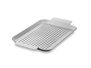 BBQ-BRETT I RUSTFRITT STÅL 33×18 CM - 1