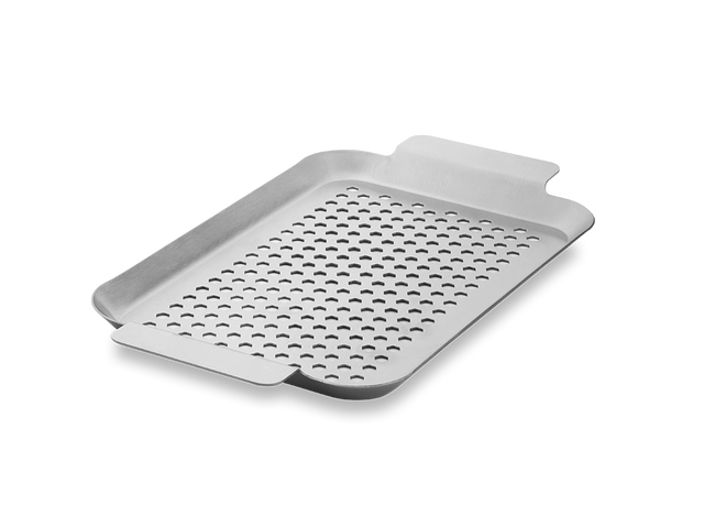 BBQ-BRETT I RUSTFRITT STÅL 33×18 CM - 1