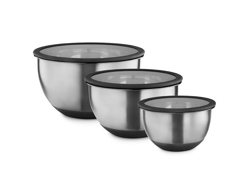 RUSTFRIE STÅL BOLLE 3-STYK - 1